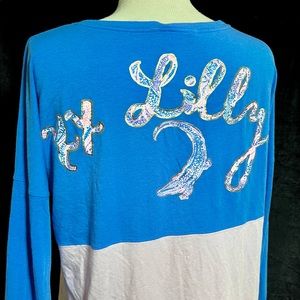 Lilly Pulitzer Finn Top Swizzle XX Lilly Sz Med